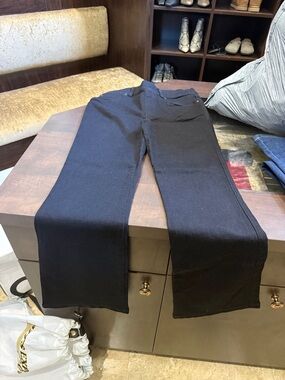 Spanx bootcut denim black size medium